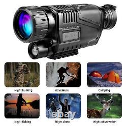 HD 5X40 Infrared Night Vision Digital Monocular Telescope Hunting Video Camera