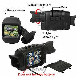 HD Digital 4x Zoom Night Vision Infrared Monocular Hunting Video Scope IR Camera