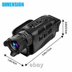 HD Digital 4x Zoom Night Vision Infrared Monocular Hunting Video Scope IR Camera