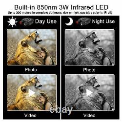 HD Digital Night Vision CAMERA Infrared Hunting Binoculars Scope IR Video Zoom V
