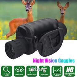 HD Digital Night Vision Monocular 4X Zoom 850nm Infrared Scope IR Camera Video