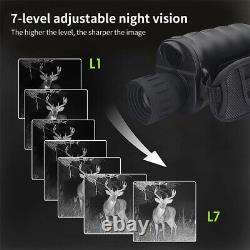 HD Digital Night Vision Monocular 4X Zoom 850nm Infrared Scope IR Camera Video