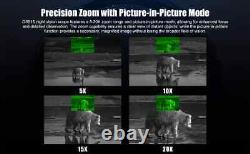 HD Digital Night Vision Scope 5-20X with 2560x1920 Ultra High Resolution