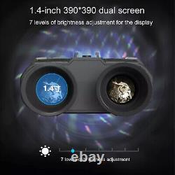 HD Night Vision Goggles Binoculars Digital IR Head Mounted Hunting Rechargeable