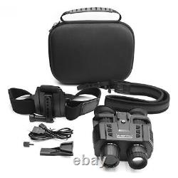 HD Night Vision Goggles Binoculars Digital IR Head Mounted Hunting Rechargeable