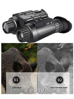 HD Night Vision Goggles Binoculars Digital IR Head Mounted Hunting Rechargeable