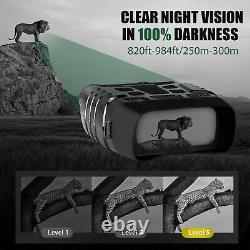 HD Video Digital Zoom Night Vision Hunting Binocular Monocular Scope IR Camera