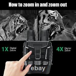 HD Video Digital Zoom Night Vision Hunting Binocular Monocular Scope IR Camera