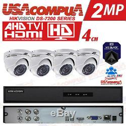 HIKVISION KIT 4CH 4 CAMERAS 1TB 4CH Turbo HD DVR 1080P LITE (1TB HDD)