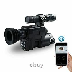 HUDAKWA WiFi Digital Night Vision Scope Video Camera for Riflescopes Hunting