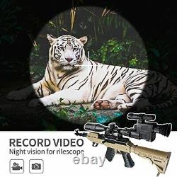 HUDAKWA WiFi Digital Night Vision Scope Video Camera for Riflescopes Hunting