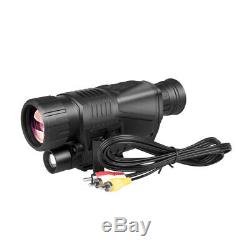 Handheld 5X40 Digital Night Vision Scope Hunting HD Infrared Monocular Telescope
