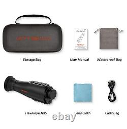 Handheld Hunting Thermal Monocular Night Vision AI384x288 12um 15mm 50Hz WiFi 8X