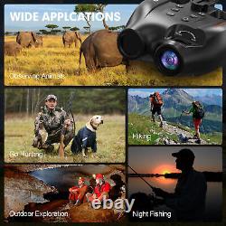 Head Mount IR Night Vision Goggles 850nm Hunting Binoculars HD Digital Video PVR