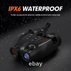 Head Mount IR Night Vision Goggles 850nm Hunting Binoculars HD Digital Video PVR