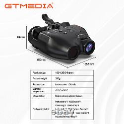 Head-Mounted Digital Infrared Night Vision Goggles Binoculars for 100% Darkness