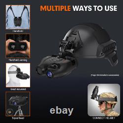 Head Mounted Night Vision Goggles HD Digital Hunting Rechargeable Binoculars New
