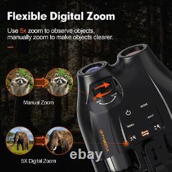 Head Mounted Night Vision Goggles HD Digital Hunting Rechargeable Binoculars New