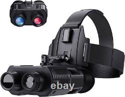 Head Mounted Night Vision Goggles HD Digital Hunting Rechargeable PVR Binoculars