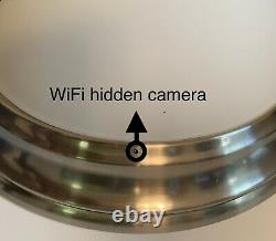 Hidden 1080 HDWiFi Camera Project Source 13-in LED Flush Mount Light ENERGY STAR