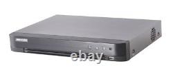 Hikvision 4mp Ds-7216hqhi-k2 16ch Hd-tvi Dvr + 8ch Ip Input In Total 24ch H. 265+
