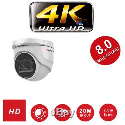 Hikvision Cctv System 4k 8mp Dvr Night Vision Outdoor Dome Camera Full Kit Uhd