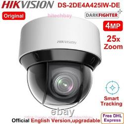 Hikvision DarkFighter DS-2DE4A425IW-DE 4MP 25x PTZ IP Camera PoE+ Smart-tracking