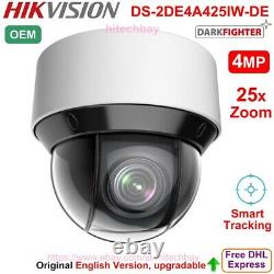 Hikvision OEM DS-2DE4A425IW-DE 4MP 25xPTZ Camera Darkfighter PoE+ Smart-tracking