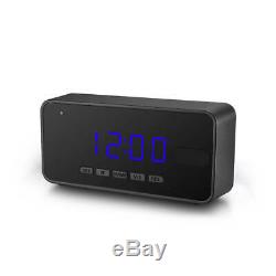 Home Alarm Digital 64GB Clock Security Indoor Camera PIR Sensor