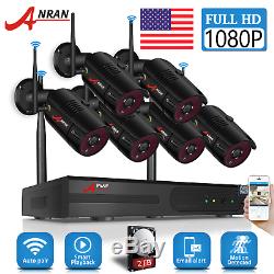 Home Security Camera System Outdoor 8CH Wireless Outdoor 1080P 1/2TB Hard Drive