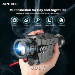 Hunting Digital Night Vision Binoculars IR Photo Video Recording Camera Devices