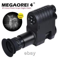 Hunting Digital Night Vision Rifle Scope Sight IR 1080P HD Camera with DVR USA
