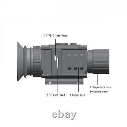 Hunting IR 850nm Night Vision Monocular Riflescope Sights Telescope 1-4X Zoom US