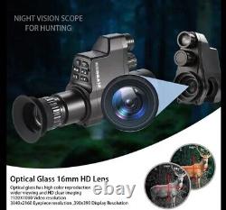 Hunting IR 940nm illuminator Monocular 1080P 32GB Infrared Night Vision Scope US