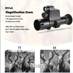 Hunting IR 940nm illuminator Monocular 1080P 32GB Infrared Night Vision Scope US
