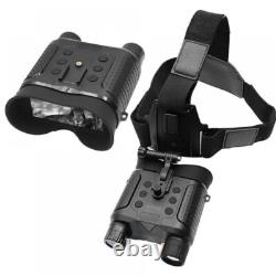 Hunting Infrared 850nm Night Vision Goggles Head Mounted Binoculars 8X Zoom CAM