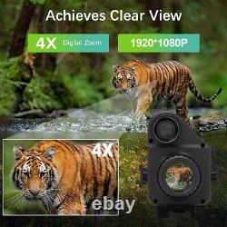 Hunting Laser IR 940nm Night Vision Camera Crosshair Sight Scope 4x Zoom Optics