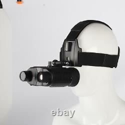Hunting Night Vision Goggle Binoculars Digital IR Head Mounted Rechargeable USB