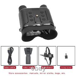 Hunting Night Vision Goggles Head Mounted Binoculars 8X Zoom Infrared 850nm CAM