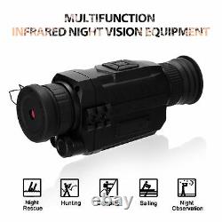 IR Infrared Night Vision Device Scope HD Digital Camera Monocular Outdoor P4K3