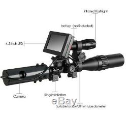 Infra Red Night Vision Scope Monitor Digital Torch View For Hunting Rifle Scope