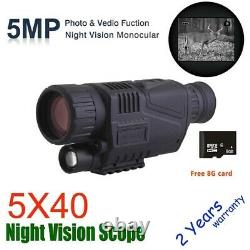 Infrared Day &Night Vision Device Digital Monocular Telescope Night Hunting 200m