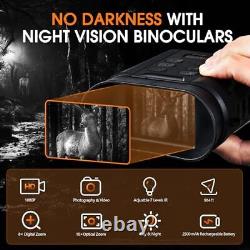 Infrared Digital Night Vision Binoculars Goggles 1080P 8X Digital Zoom Monocular