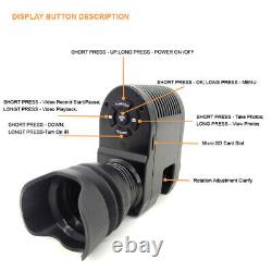 Infrared IR Night Vision Scope Hunting Camera Video Recorder LCD Screen 200-400m