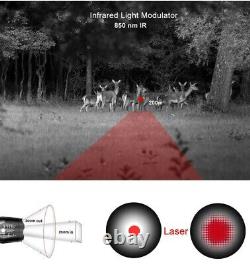Infrared Night Vision Rifle Scope Mount Hunting Sight Set 850nm IR HD Camera DIY