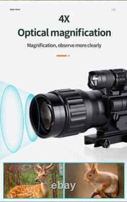 Infrared Night Vision Riflescope Monocular 4X Digital? 50mm Hunting Wildlife