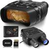 Jstoon Night Vision Goggles Binoculars, Digital Ir, 100% Dark, Hd 960p, 300m/9