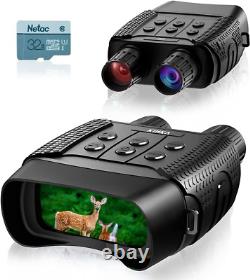 KINKA Night Vision Binoculars for Hunting in 100% Darkness Digital Black