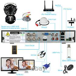 KKMOON H. 265+ 4CH 1080P DVR 5In1 CCTV 720P Outdoor Security Camera System
