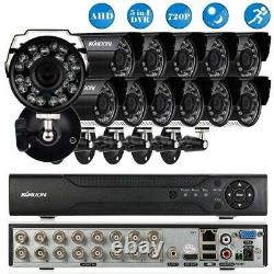 KKmoon 16CH 1080P 5in1 AHD NVR DVR 720P Outdoor CCTV Security Camera System Kit